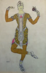 Kostümentwurf für Nijinsky in Le Festin, 1909